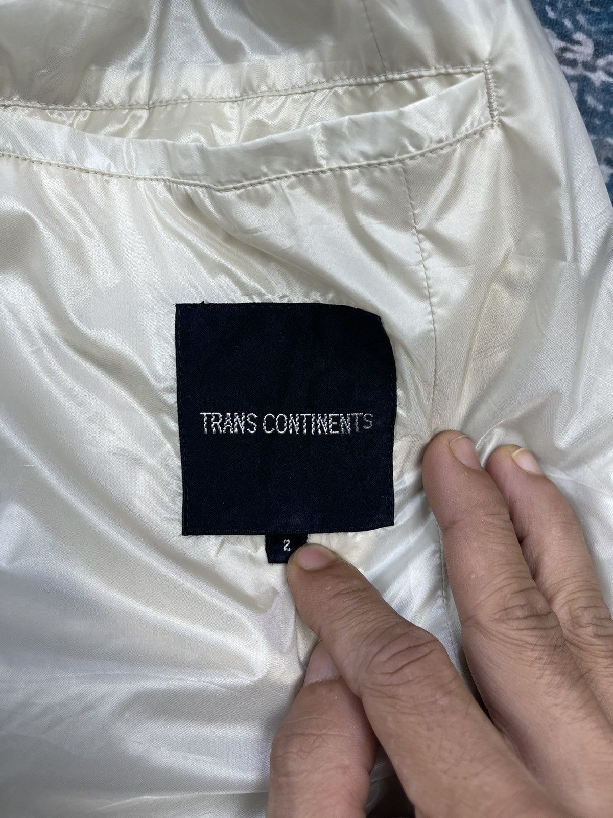 Japanese Brand Trans Continent 3D Front And Back Pockets Hooded Jackets Size US M / EU 48-50 / 2 - 12 Thumbnail