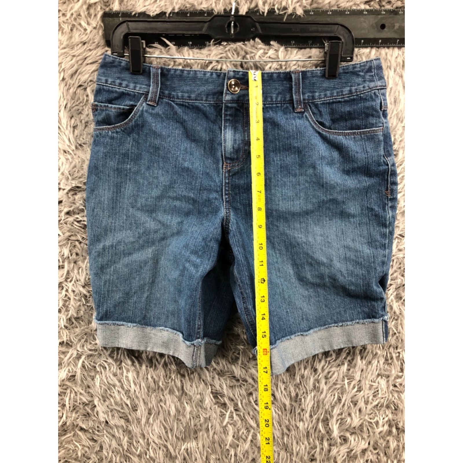 Vintage Sonoma Bermuda Shorts Womens Size 10 Mid Rise Medium Wash Blue Size 32" / US 10 / IT 46 - 3 Thumbnail