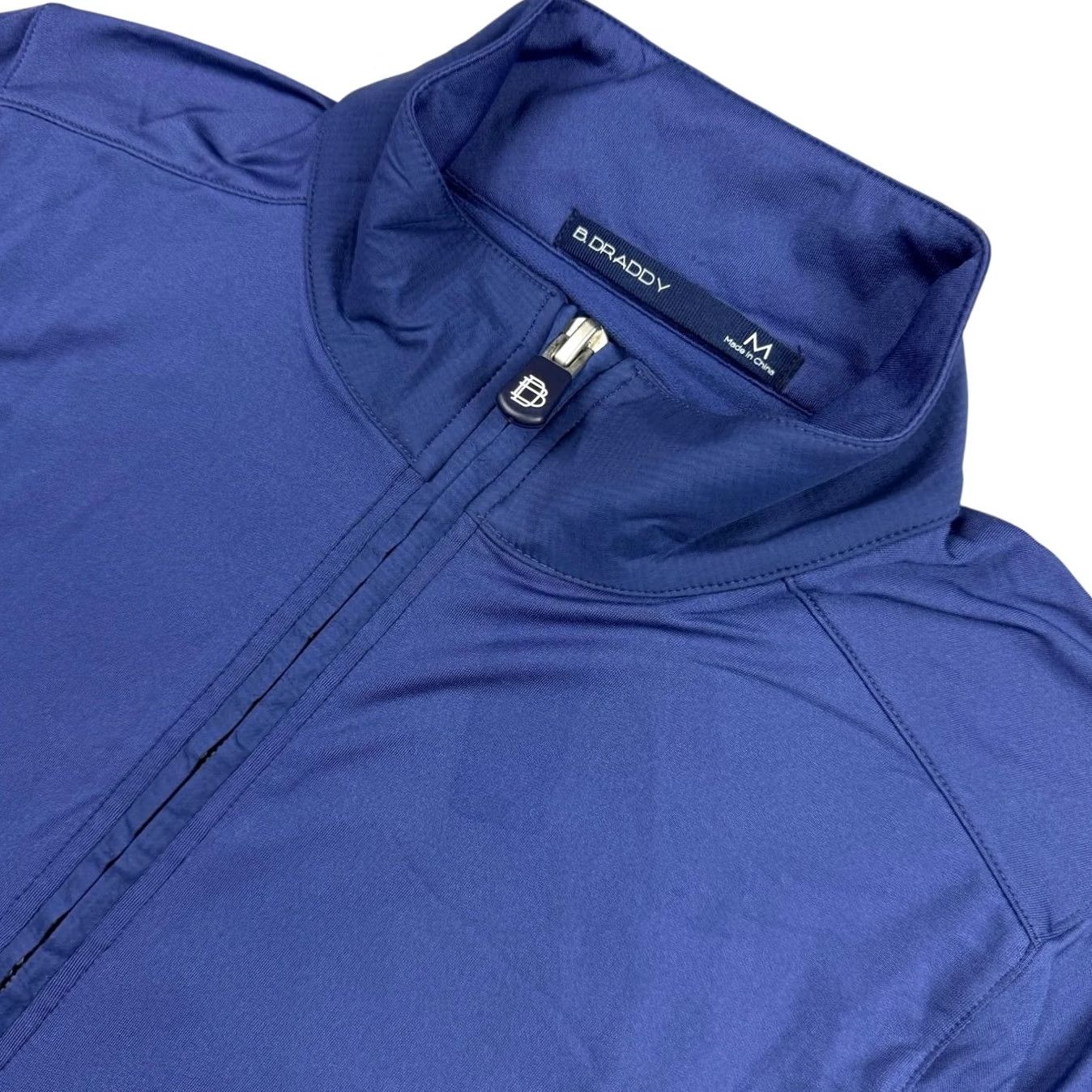 Vintage B Draddy Men's Performance 1/4 Zip L/S Jacket Blue Medium Size US M / EU 48-50 / 2 - 2 Thumbnail