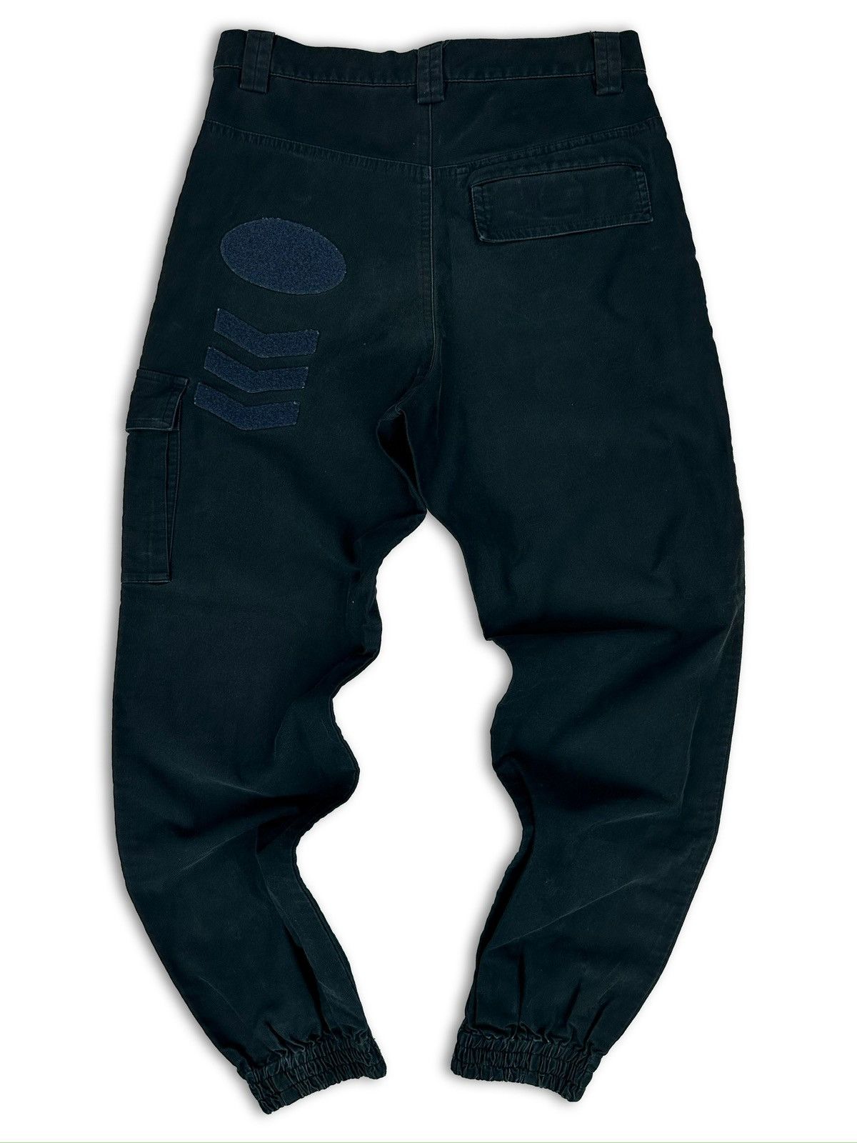 Undercover AW01 Undercover D.A.V.F Patched D-Ring Navy Blue Pants Size US 28 / EU 44 - 3 Thumbnail