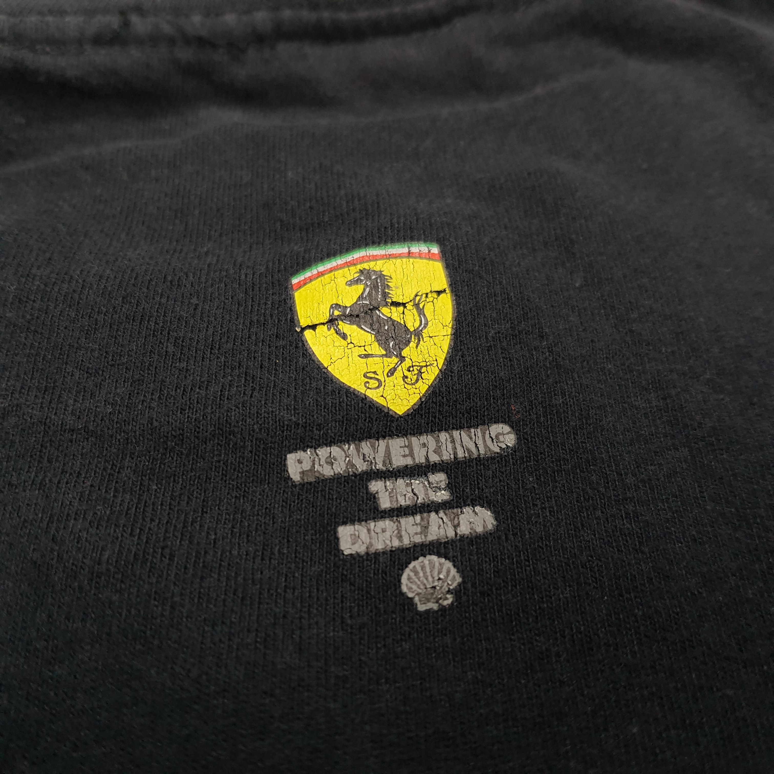 Ferrari × Vintage Vintage Official Ferrari Shell Sportswear Product Tshirt Size US L / EU 52-54 / 3 - 4 Thumbnail