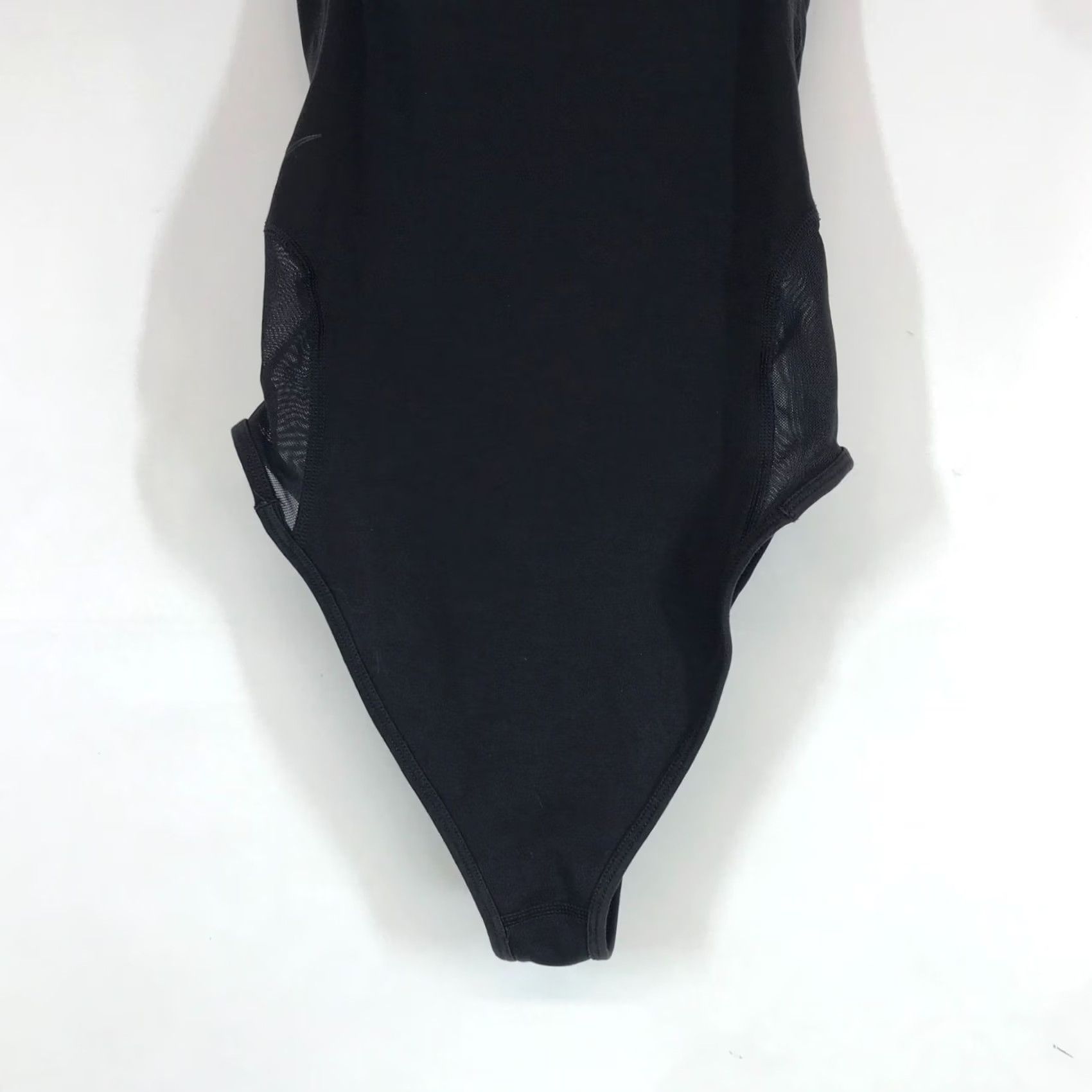 Nike Nike Women's XS Black Dri-Fit One Shoulder Cotton Blend Yoga Bodysuit AR6409 Size XS / US 0-2 / IT 36-38 - 6 Thumbnail