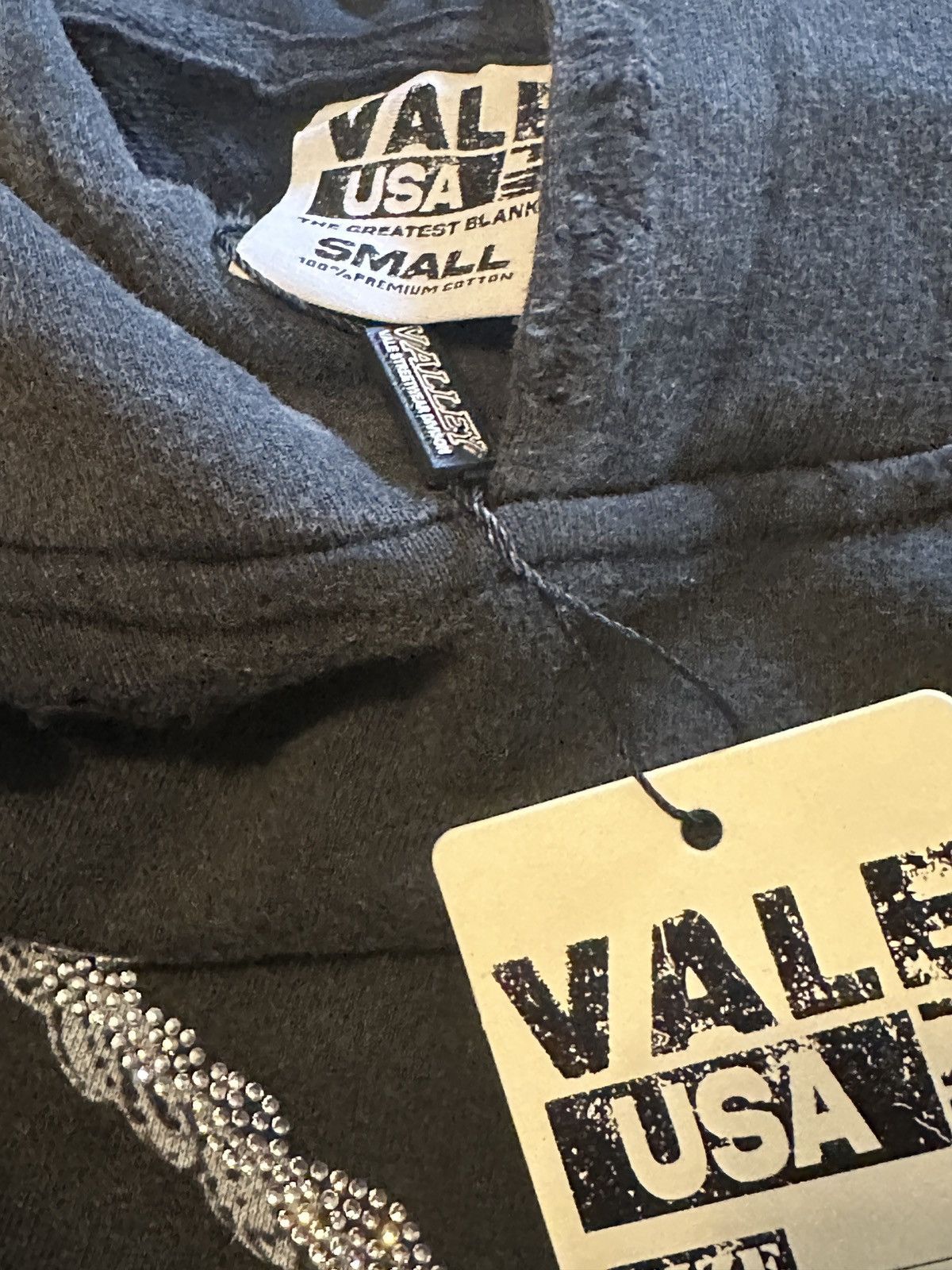 Vale Forever 1980’s Jorts Denim Blue Patchwork Valley