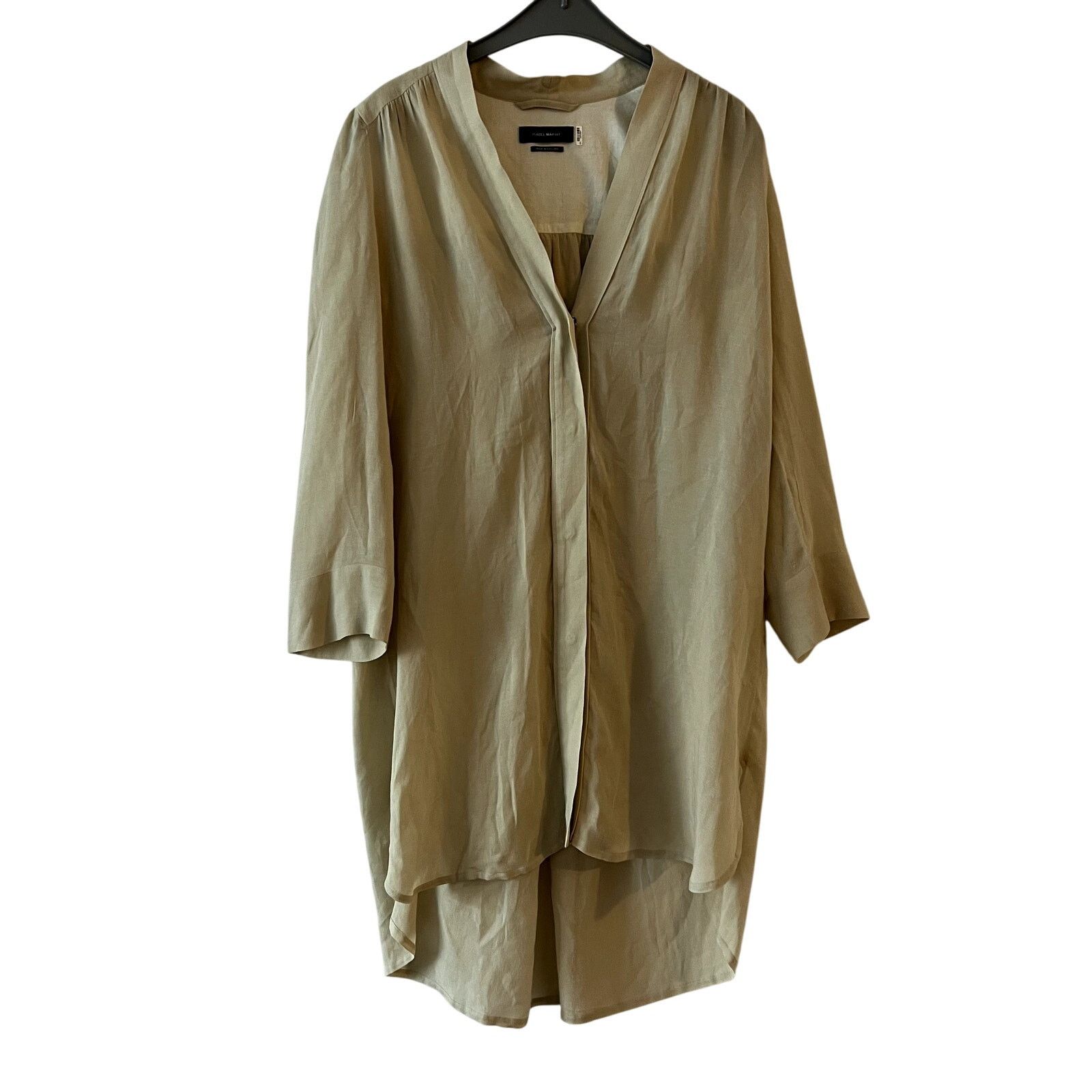 Isabel Marant Isabel Marant cotton shirt dress size 38 M beige C4 Size M / US 6-8 / IT 42-44 - 2 Thumbnail