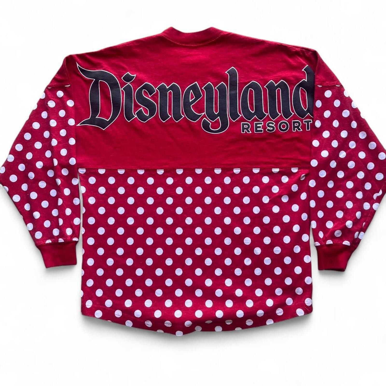 Other Disneyland Resort Red Polka Dot Long Sleeve Shirt Size ONE SIZE - 1 Thumbnail