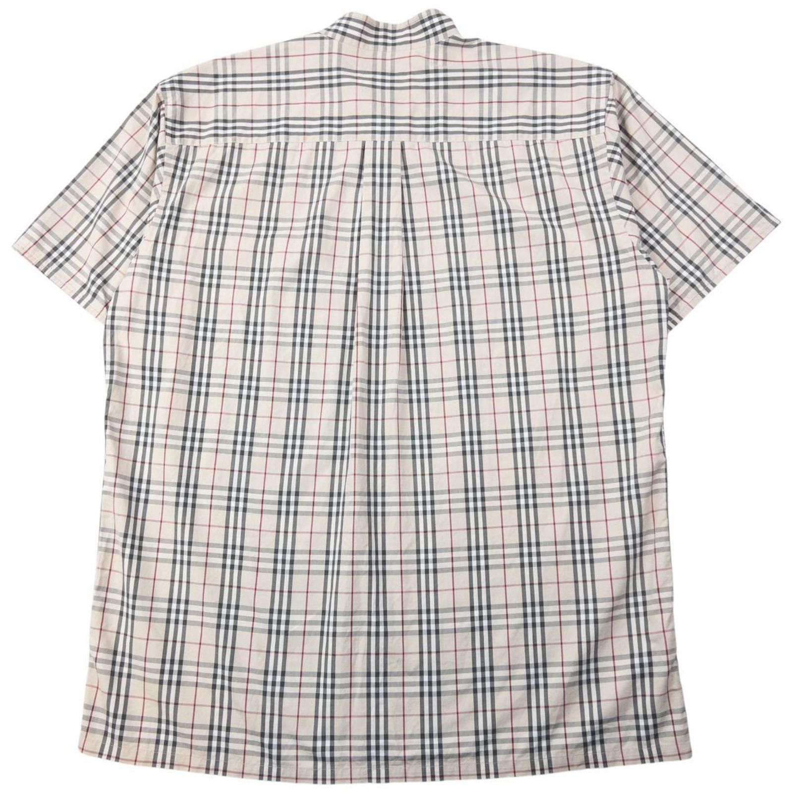 Burberry Vintage 2000s Burberry Nova Check Short Sleeve Shirt Size XL Size US XL / EU 56 / 4 - 2 Thumbnail