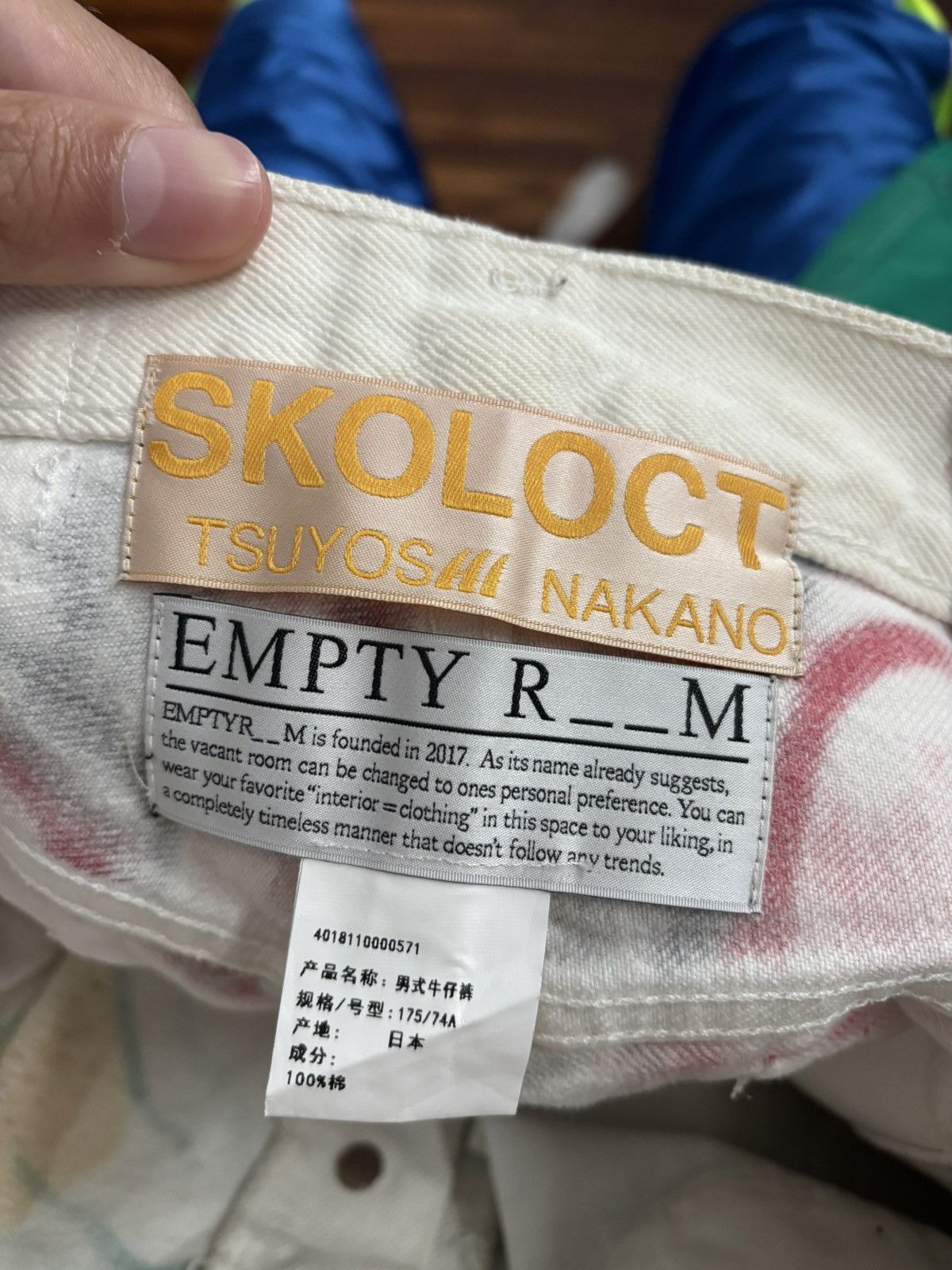 Skoloct Skoloct + Soloist hand painted jeans Size US 29 - 3 Thumbnail