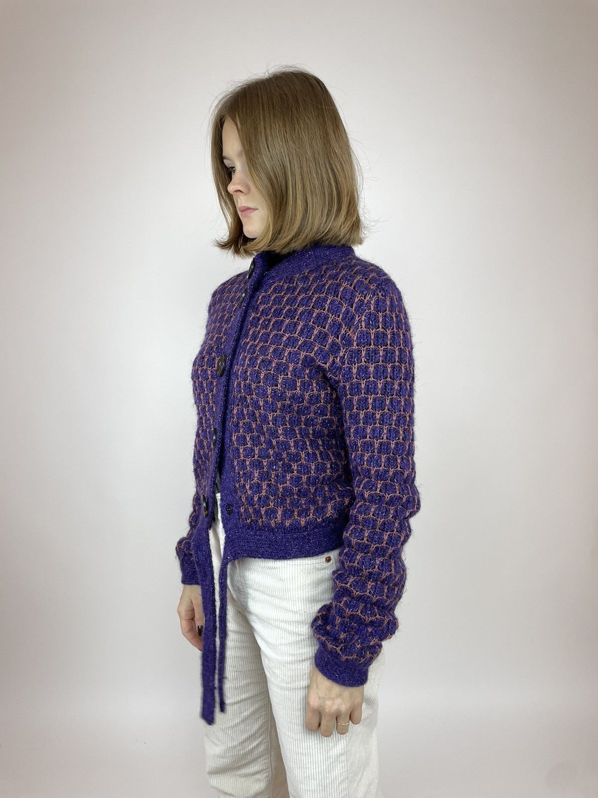 Dagmar × Designer DAGMAR Cardigan wool Fluffy Knit Women’s size XS Size XS / US 0-2 / IT 36-38 - 4 Thumbnail