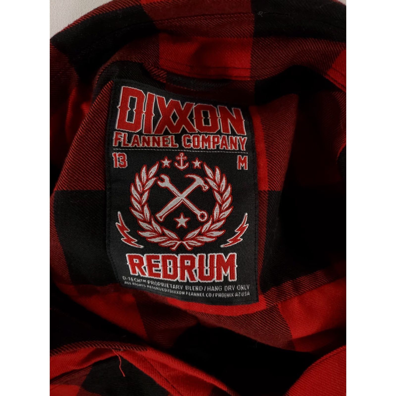 CO Dixxon Flannel Co Redrum Button Down Shirt Buffalo Check Long Sleeve Mens M Red Buffalo Check Flannel Shirt M Mens Size US M / EU 48-50 / 2 - 3 Thumbnail