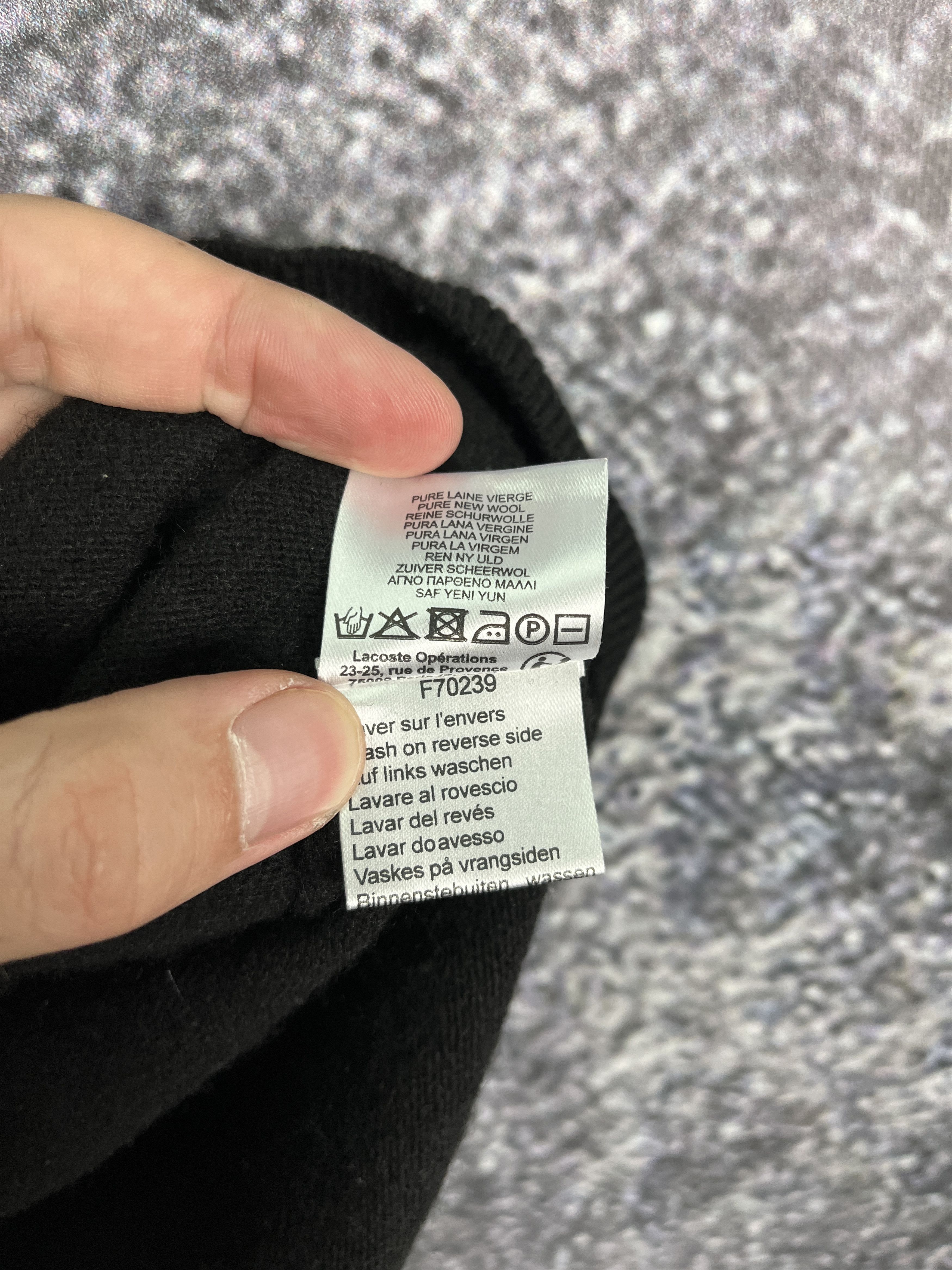 Lacoste Lacoste Wool Crewneck Sweater Black Pullover Size 6 (XL) Size US XL / EU 56 / 4 - 7 Thumbnail