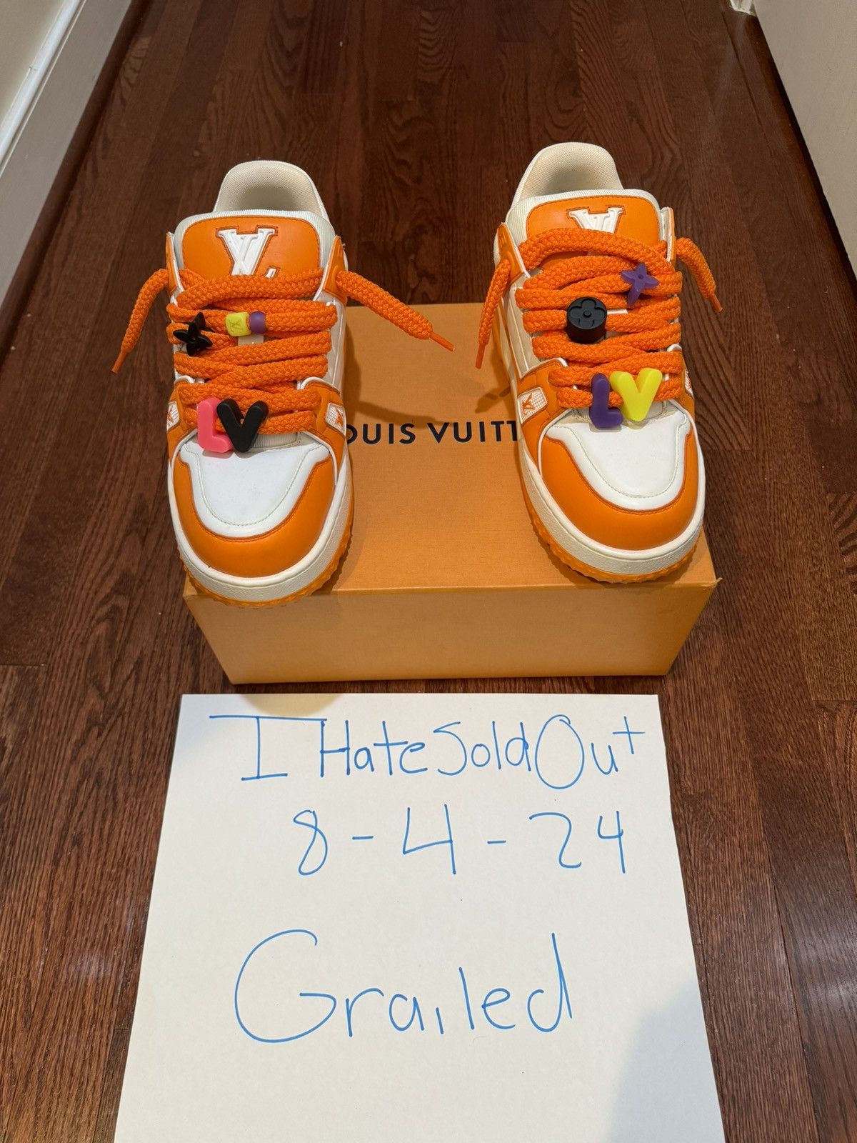 Louis Vuitton Louis Vuitton Maxi Trainers Orange Size US 11 / EU 44 - 1 Thumbnail