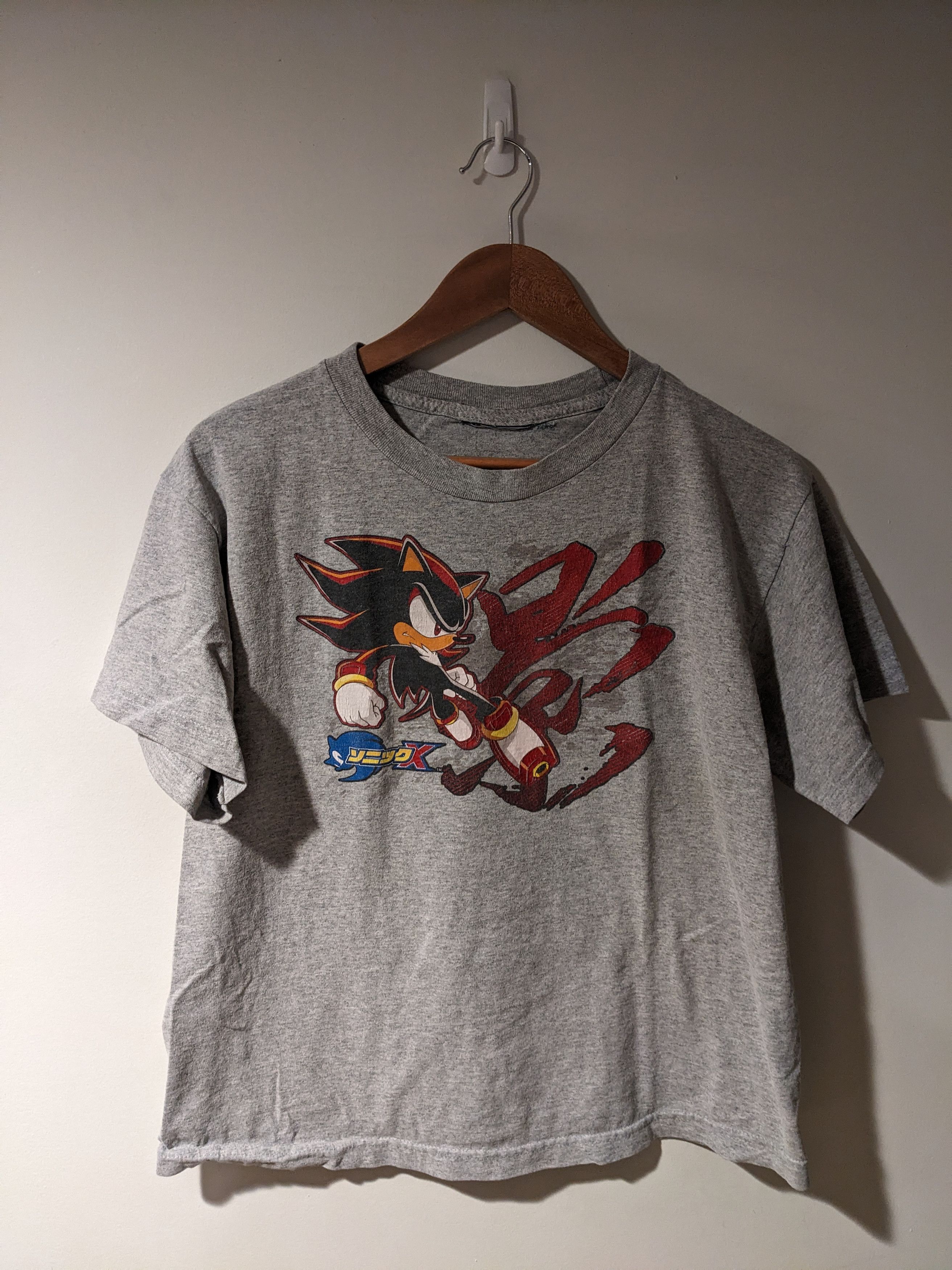 Nintendo × Vintage Vintage 2004 Sonic X Shadow the Hedgehog KIDS XL T-Shirt Size US XL / EU 56 / 4 - 1 Thumbnail
