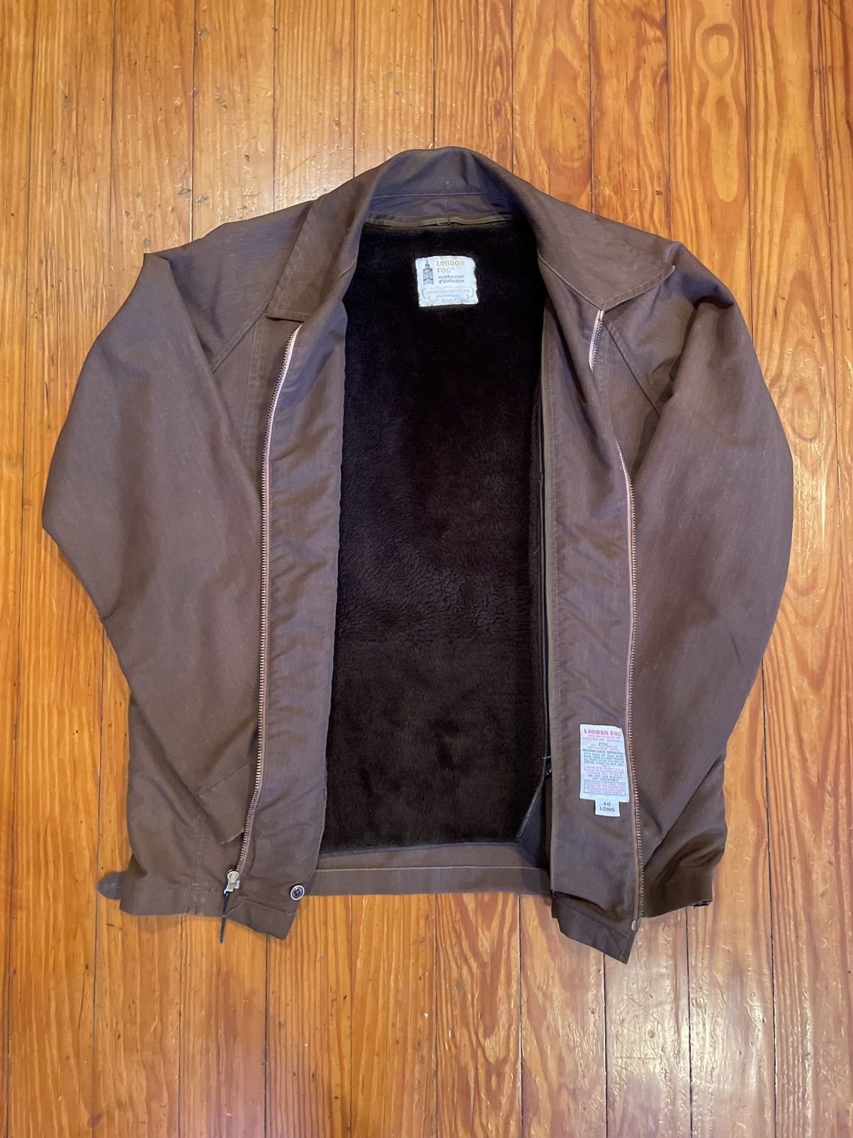 London Fog London Fog Brown Fur Lined Jacket Size US L / EU 52-54 / 3 - 3 Thumbnail