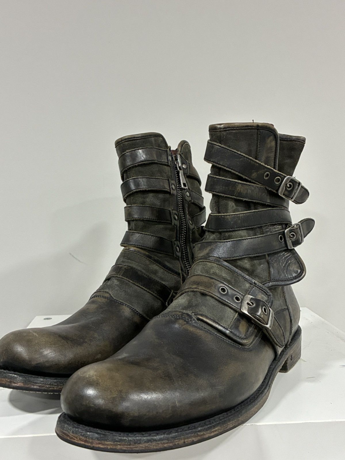 John Varvatos Triple buckle engineer boot 13 Size US 13 / EU 46 - 9 Thumbnail