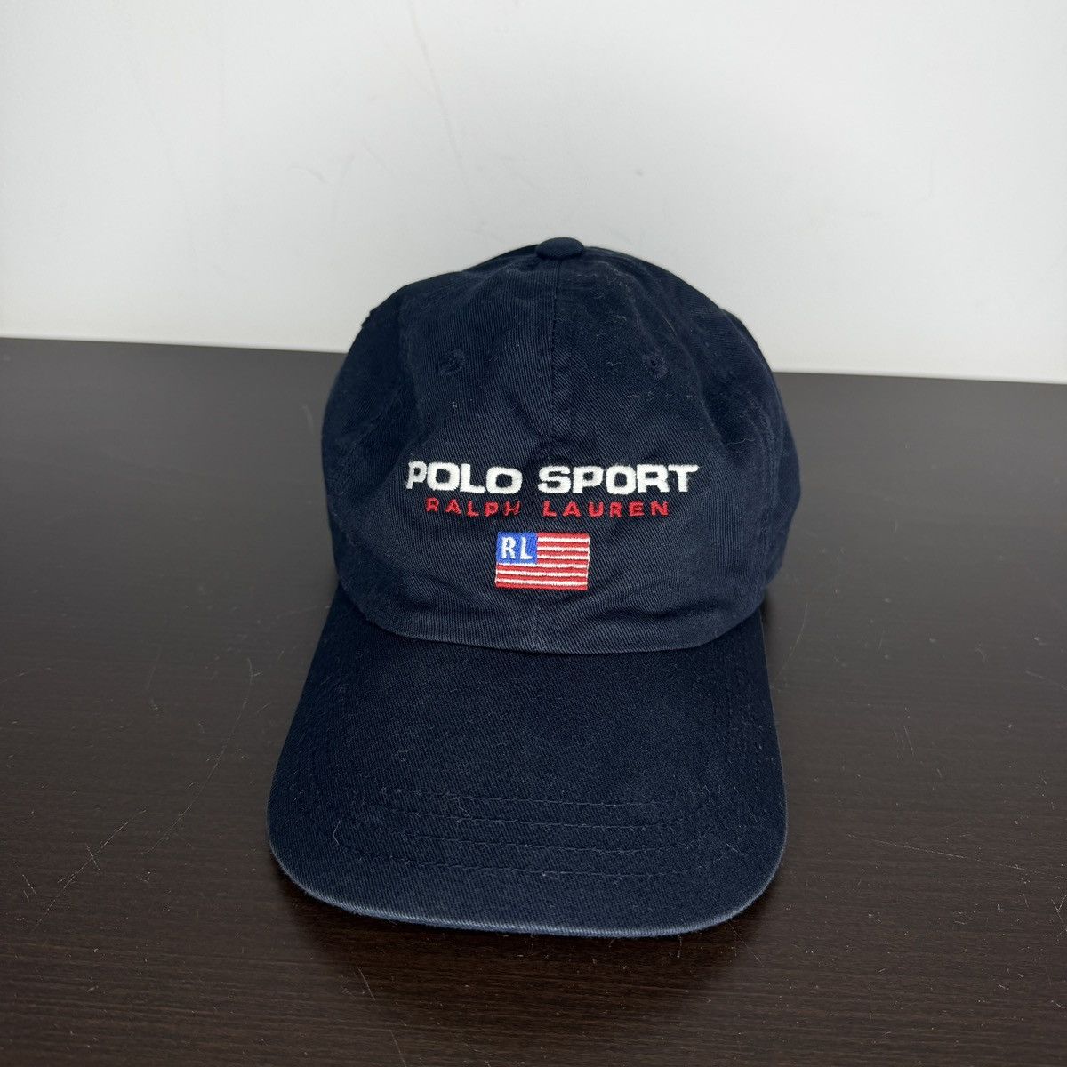 Vintage Ralph Lauren Polo Sport Cap Hat Navy Y2K 90s
