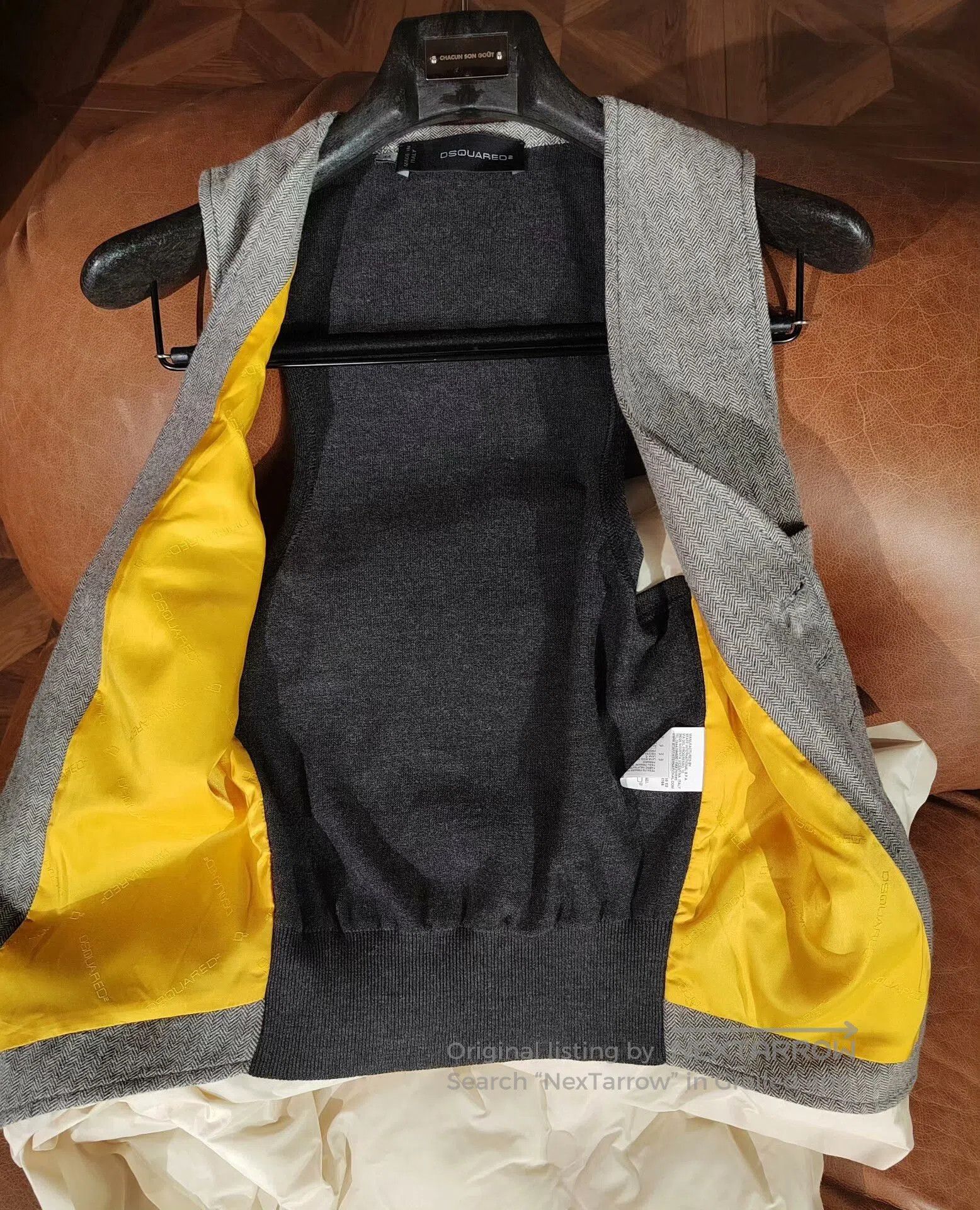 Dsquared2 DSQUARED2 Gray Wool Vest Made in Italy. Size US S / EU 44-46 / 1 - 2 Thumbnail