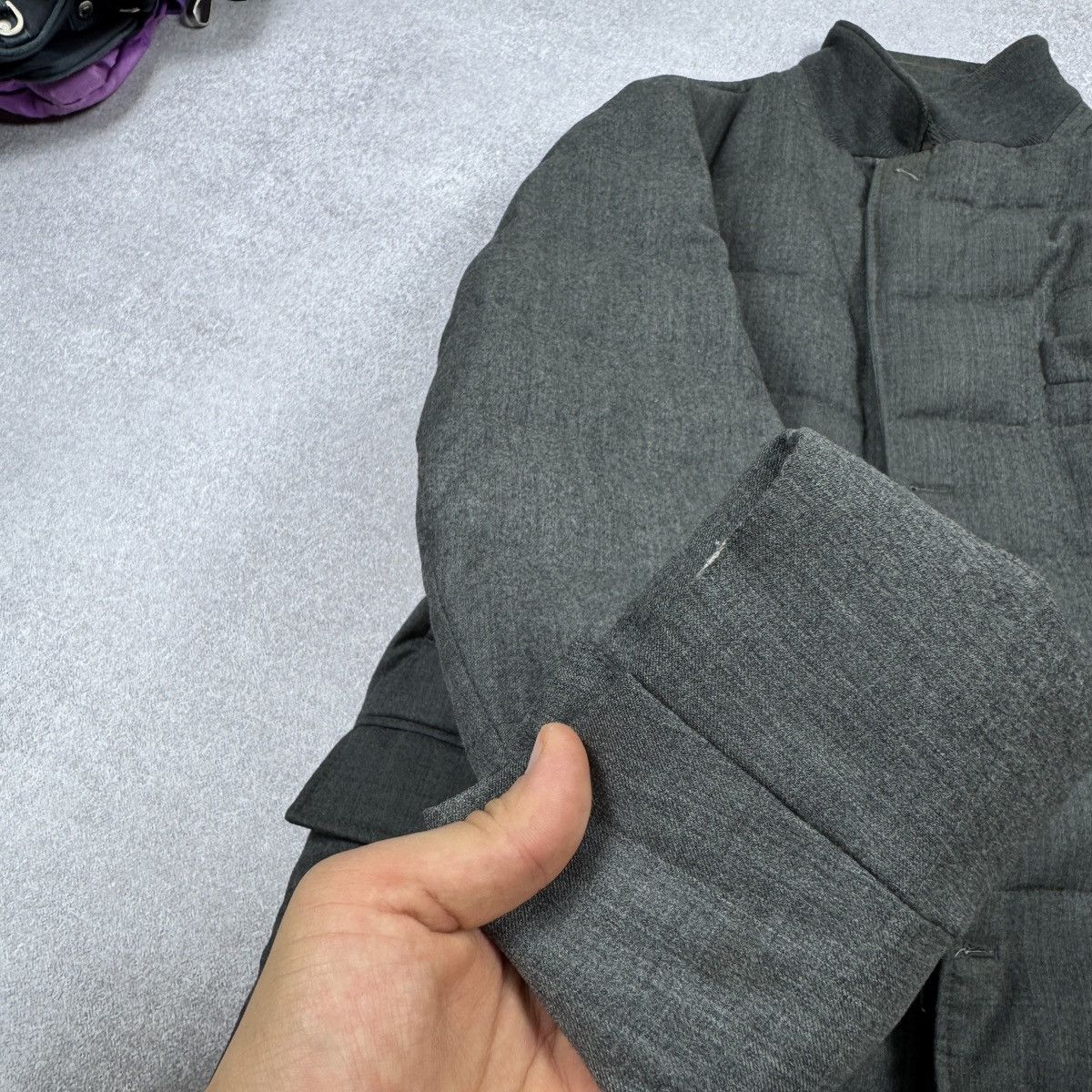 Moncler Men`s Moncler Rodin Gray Wool Puffer Jacket Size 6 / XXL Size US XXL / EU 58 / 5 - 24 Thumbnail