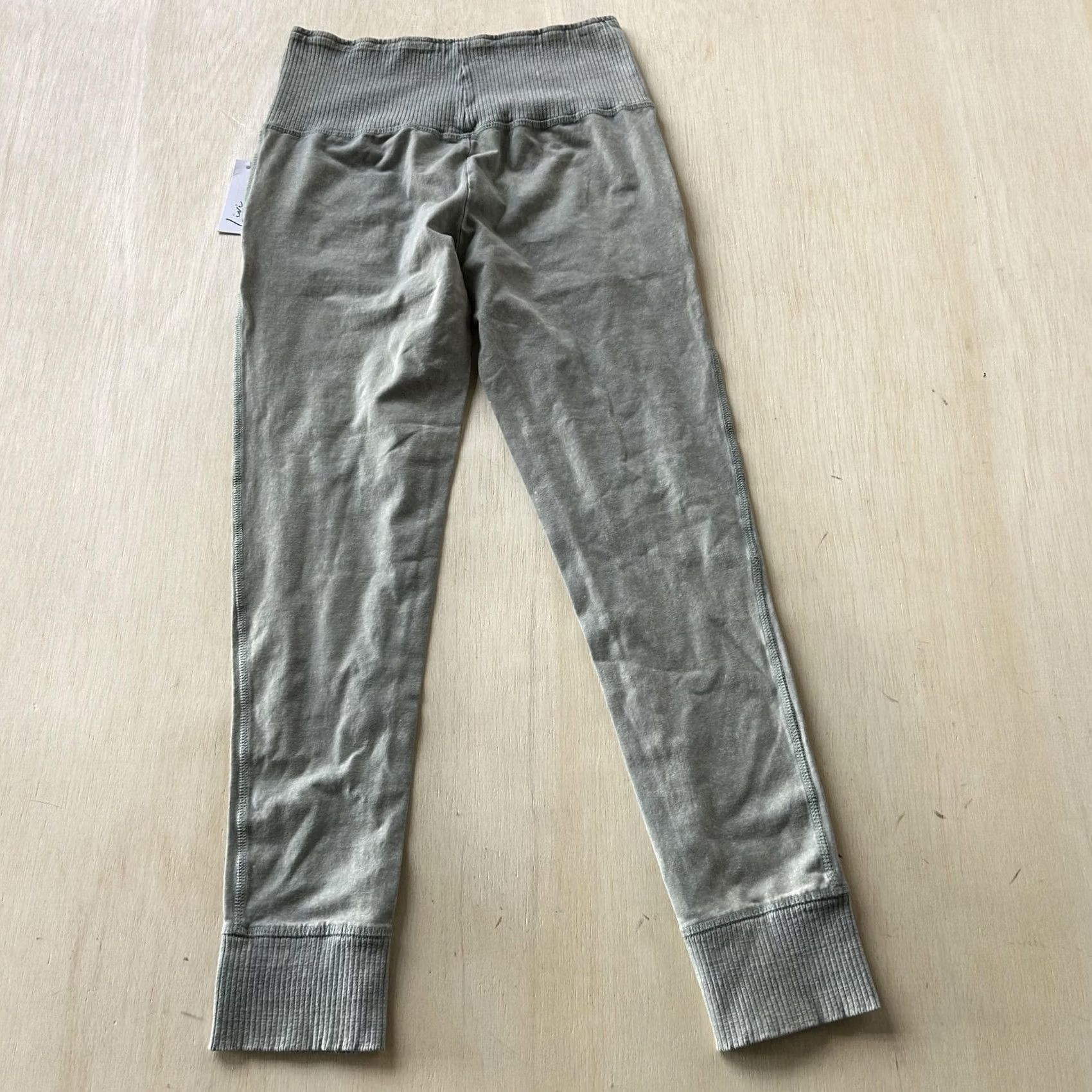 Vintage Livi by Olivia Rae Jogger Leggings Womens S Green High Rise Pockets Lounge Size 28" / US 6 / IT 42 - 4 Thumbnail
