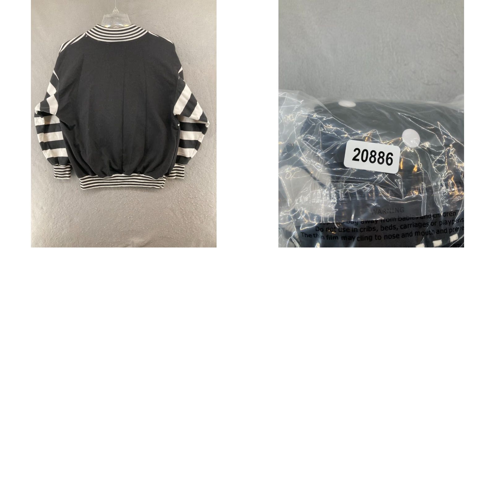 C&A VINTAGE C&A Pullover Shirt Womens Medium Black 90s 80s 1/4 Zip Polka Dot Balloon Sleeve Size M / US 6-8 / IT 42-44 - 8 Thumbnail