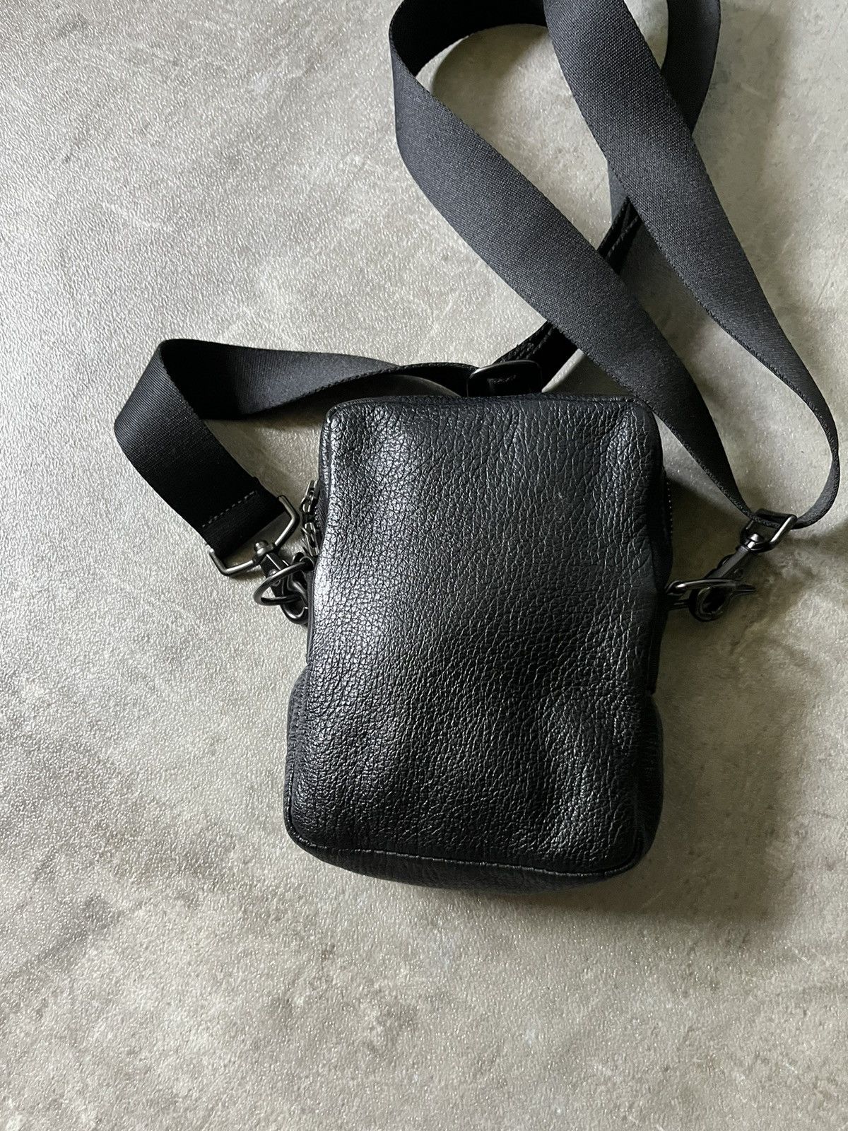 Our Legacy Our Legacy delay mini black leather bag | Grailed