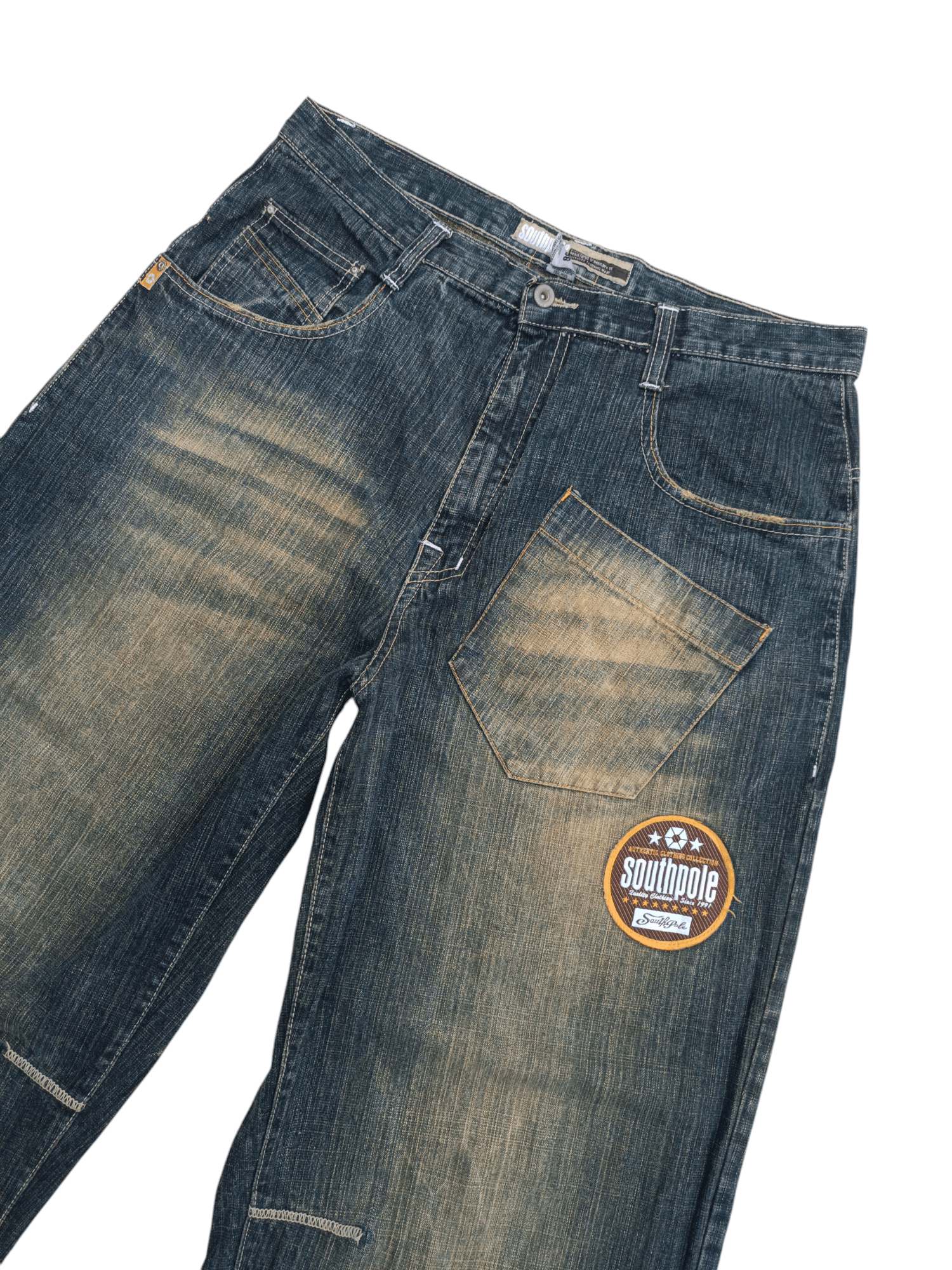 JNCO Vintage Y2K Southpole Baggy Faded Jeans Size US 38 / EU 54 - 6 Thumbnail