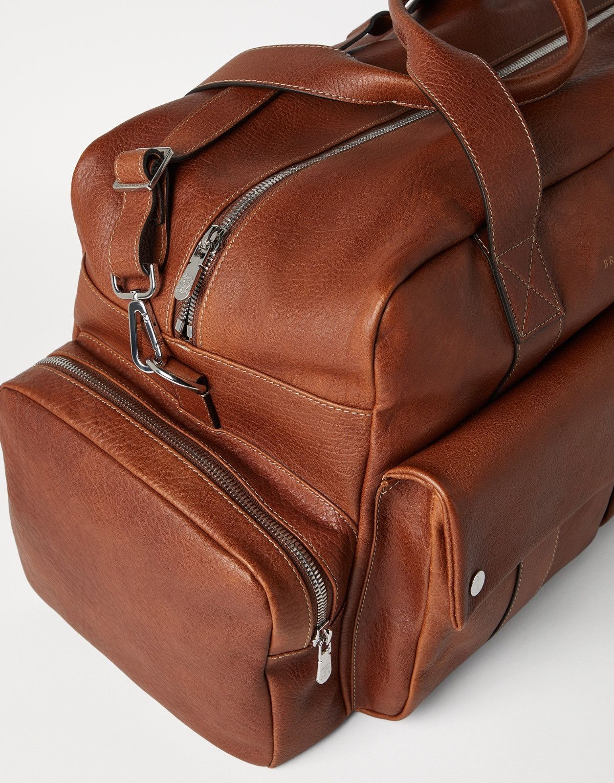Brunello Cucinelli o1la1rc1a0326 Size: OS / Travel Bag in Brown Size ONE SIZE - 2 Thumbnail