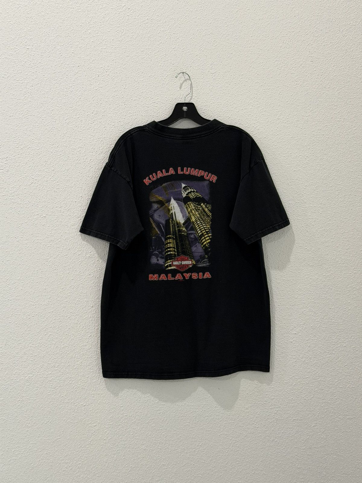 Harley Davidson Vintage 90s Harley Davidson Kuala Lumpur Malaysia Tee XL USA Size US XL / EU 56 / 4 - 1 Thumbnail