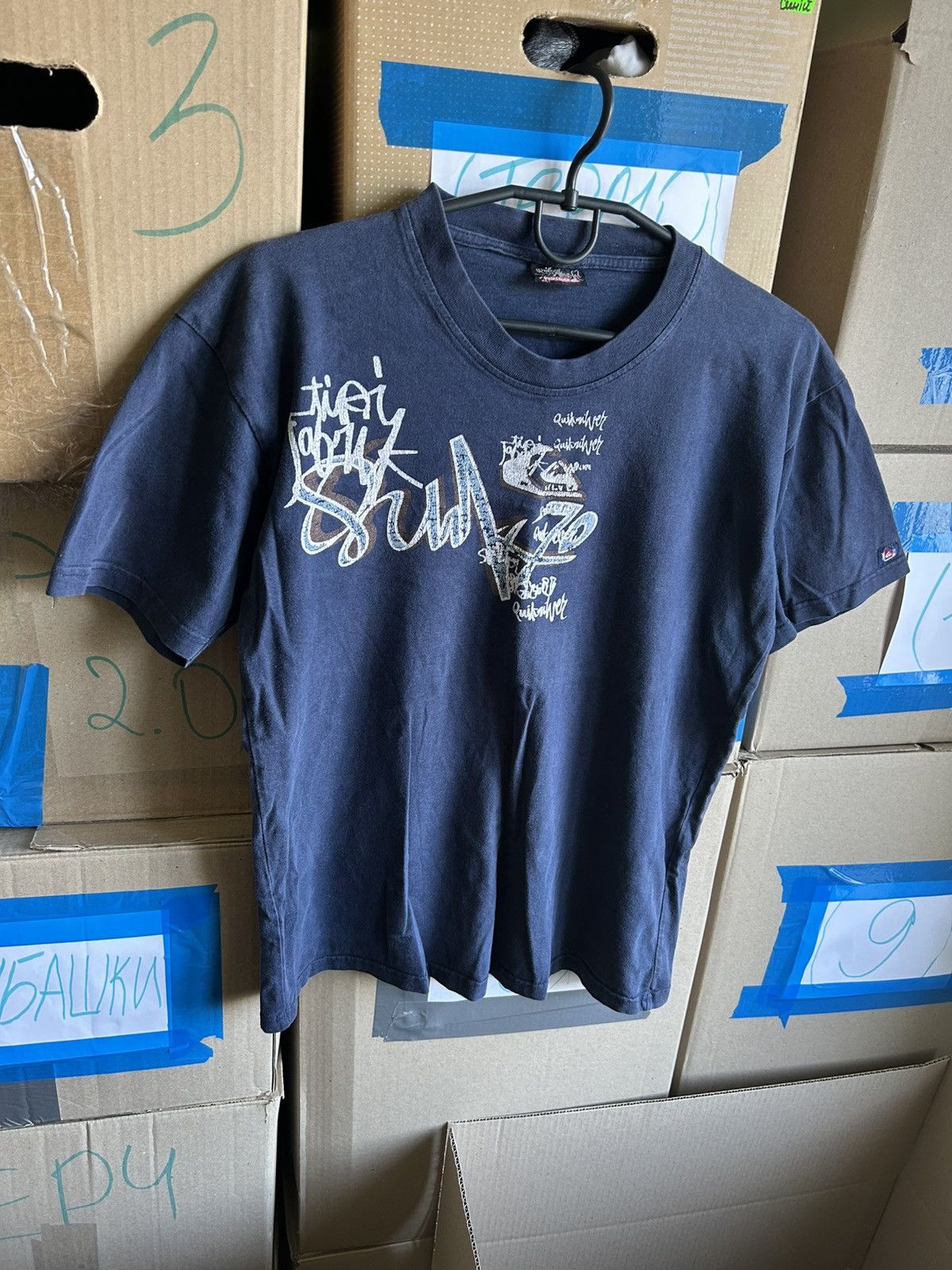 Quiksilver Vintage 90s Quiksilver Surf Men’s T-shirt Streetwear Size M Size US M / EU 48-50 / 2 - 6 Thumbnail
