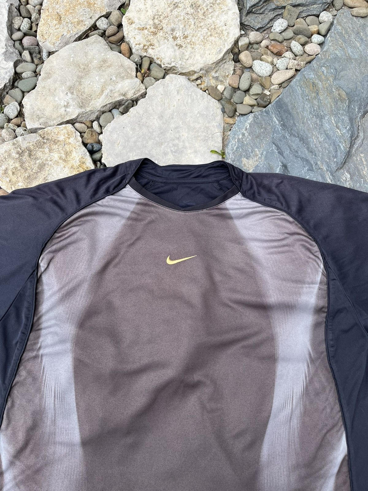 Nike × Vintage Vintage Nike Total 90 Ronaldinho jersey tee central swoosh Size US XL / EU 56 / 4 - 3 Thumbnail