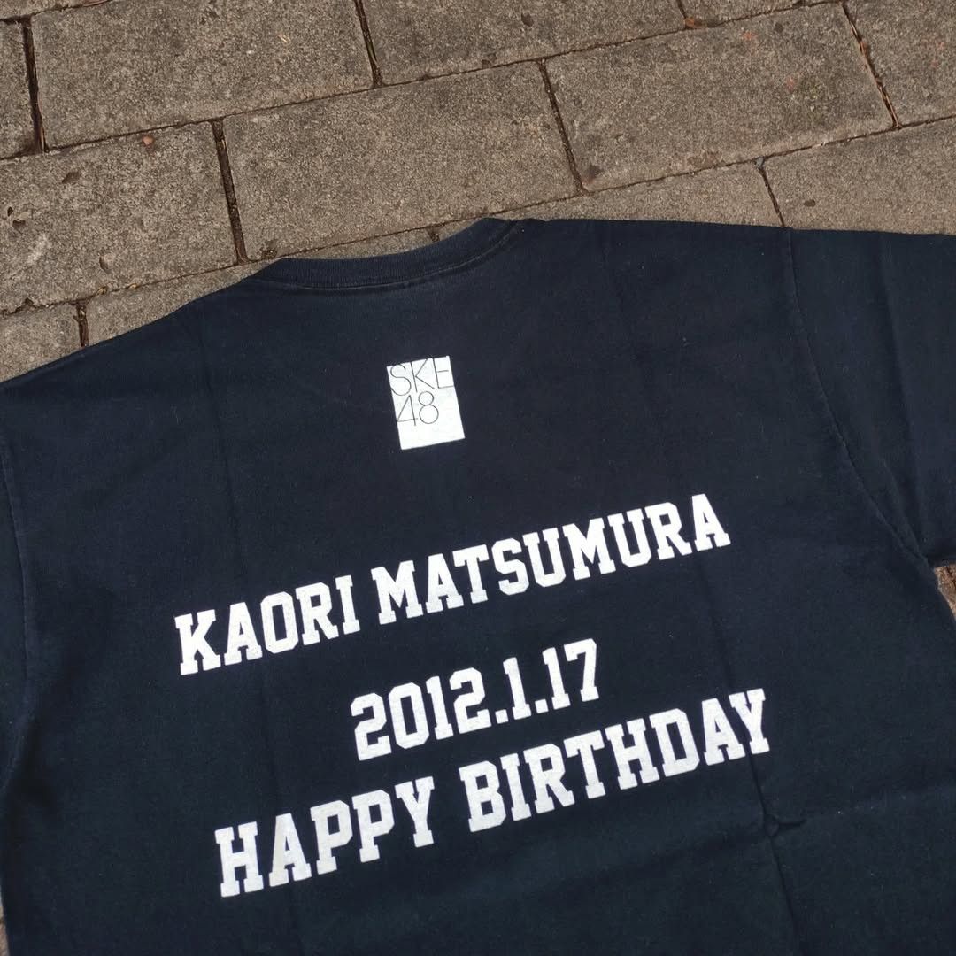 Band Tees SKE48 Kaori Matsumura Birthday 2012 Tee Size US M / EU 48-50 / 2 - 4 Thumbnail