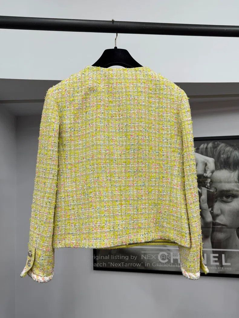 Chanel Chanel 24C new yellow-green jacket Size XXS / US 00 / IT 34 - 3 Thumbnail