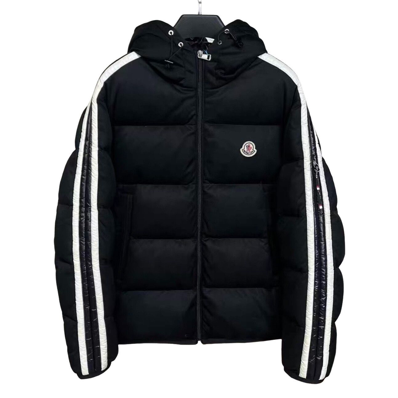 Moncler Moncler Sanbesan Striped Puffer Jacket Size 1 Size US S / EU 44-46 / 1 - 1 Thumbnail