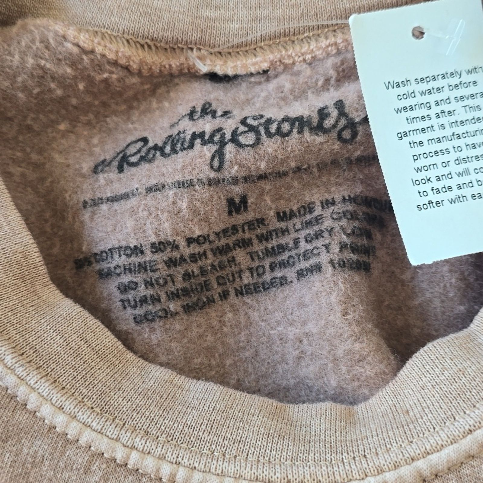 Urban Outfitters Rolling Stones Houston 1978 Graphic Crew Neck Sweatshirt, M Size US M / EU 48-50 / 2 - 5 Thumbnail