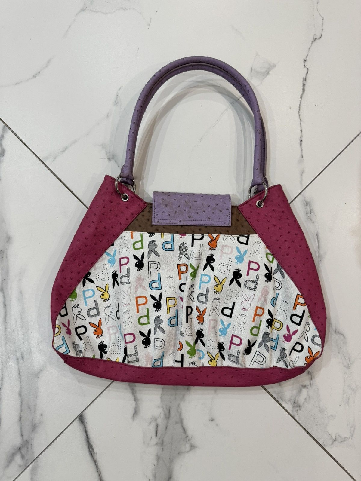 Playboy Vintage Y2K Playboy Monogram Bag 2000s Size ONE SIZE - 2 Thumbnail
