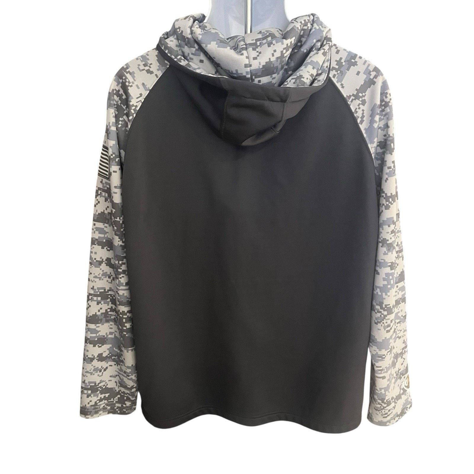 Colosseum Athletics Colosseum Men's L full zip hooded Camo jacket North Size US L / EU 52-54 / 3 - 2 Thumbnail