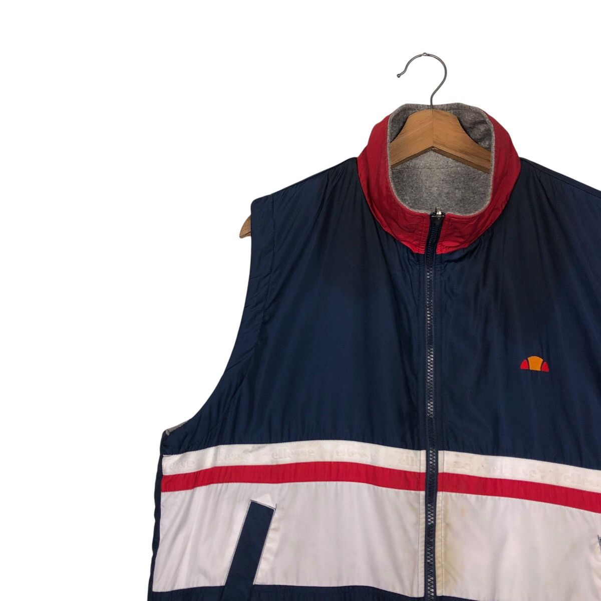 Japanese Brand 📌Vintage Reversible Tank Top Vest Ellesse Big Logo Size US M / EU 48-50 / 2 - 8 Thumbnail