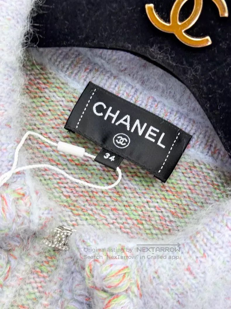 Chanel Chanel Colorful thread doll collar cardigan long-sleeved s Size XXS / US 00 / IT 34 - 6 Thumbnail
