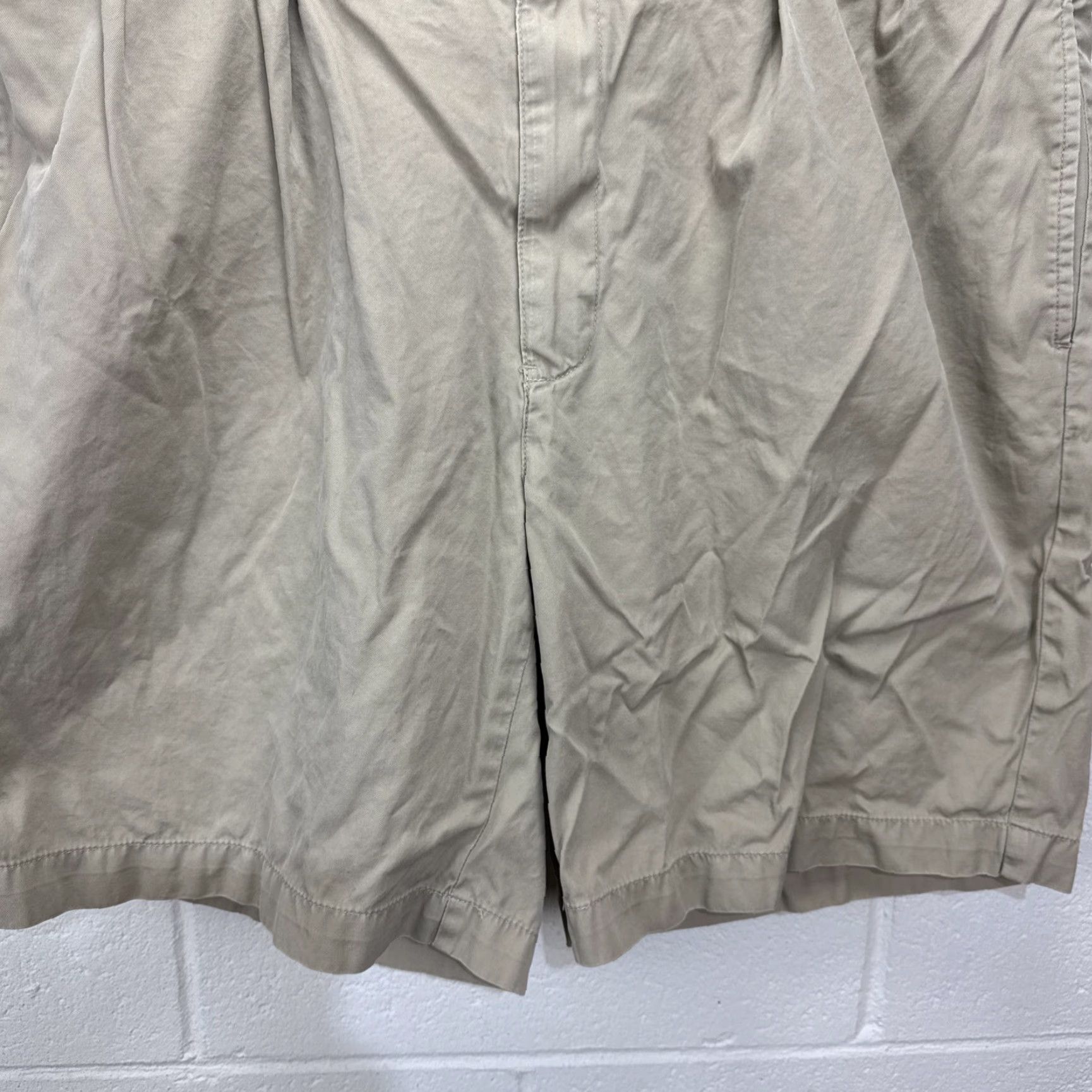 Polo Ralph Lauren VINTAGE Polo Ralph Lauren Shorts Men’s 38 Cotton Pleated Chino Khaki Logo 90s Casual Size US M / EU 48-50 / 2 - 6 Thumbnail