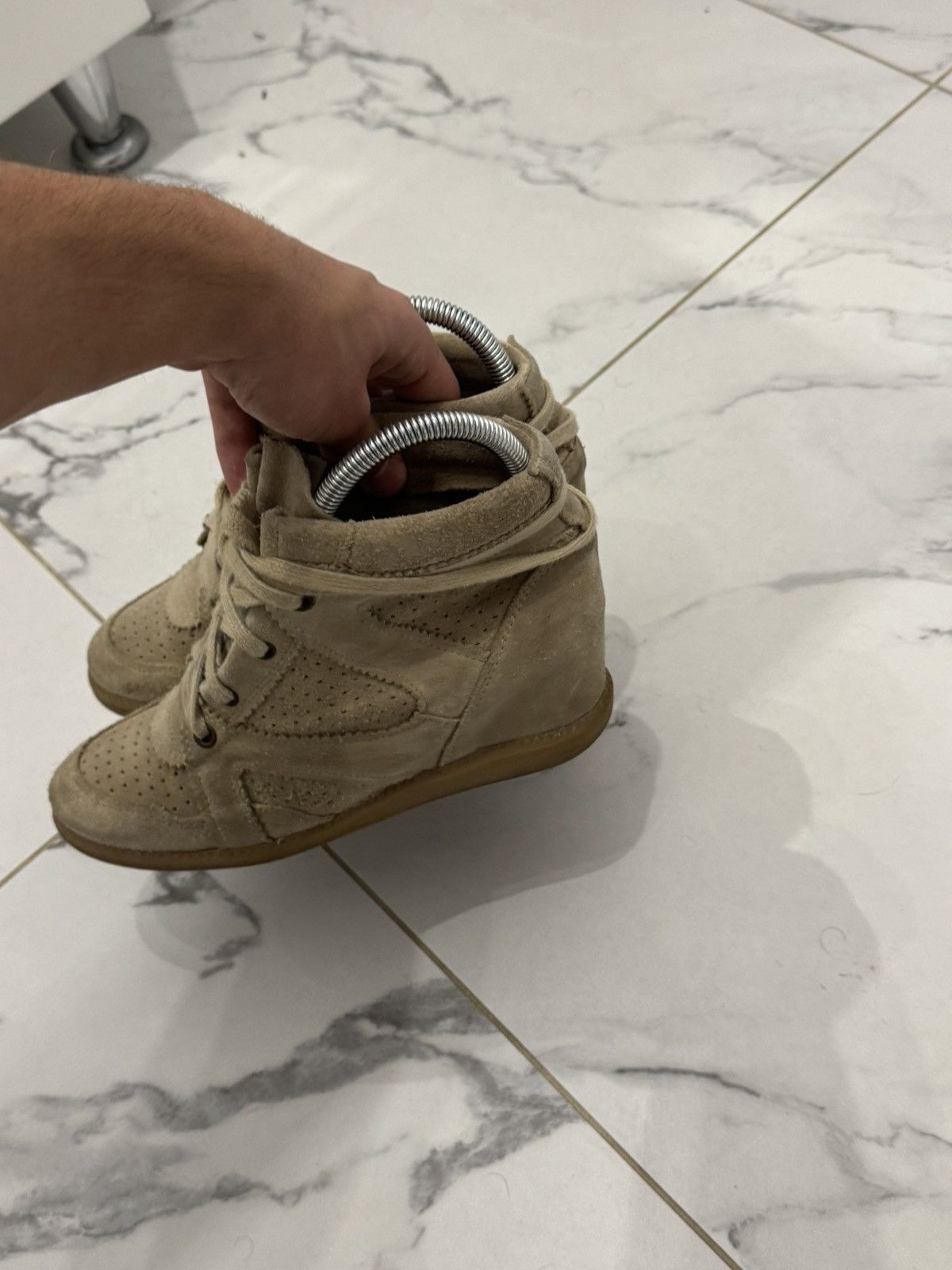 Isabel Marant Unbranded Isabel Marant Style Bekett Wedge Sneakers Shoes Size US 7 / IT 37 - 6 Thumbnail