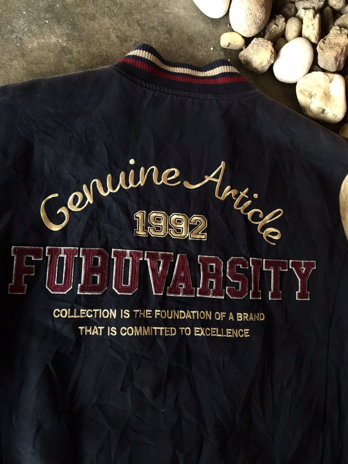 Fubu × Vintage Vintage Faded Fubu Varsity Genuine Article 1992 Size US M / EU 48-50 / 2 - 5 Thumbnail