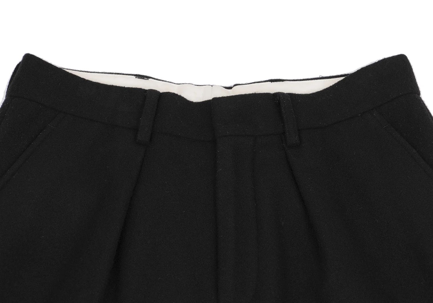 Ganryu Melton Wool Bulky Slacks in Black 1 Size US 30 / EU 46 - 3 Thumbnail