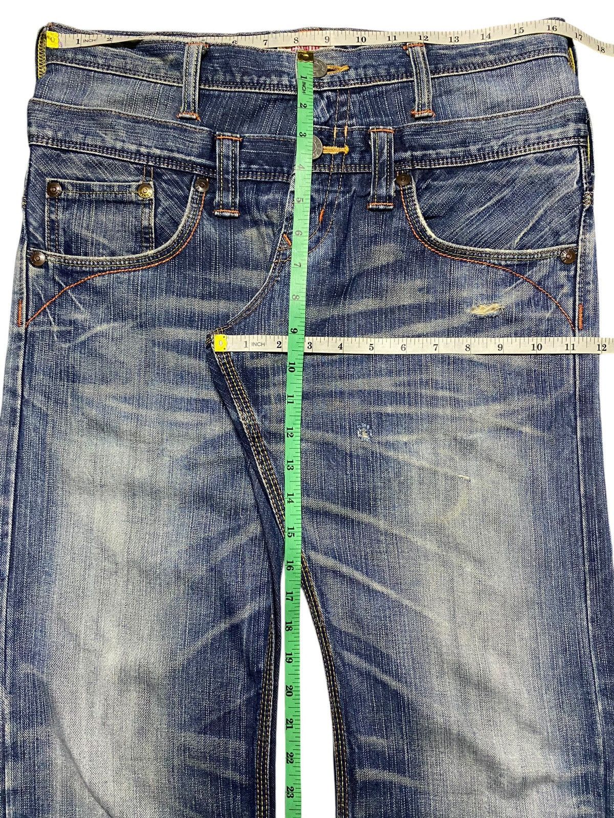 Edwin Japanese Brand Edwin XVS Double Waist Rare Style Jeans Size US 32 / EU 48 - 17 Thumbnail