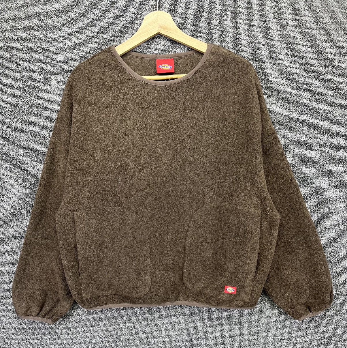 Dickies Dickies Brown Fleece Sweatshirts Size L / US 10 / IT 46 - 1 Thumbnail