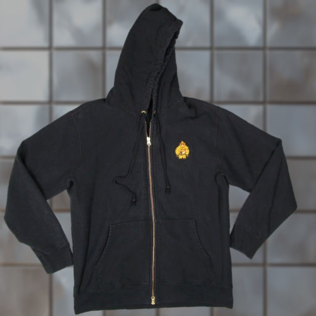 Undefeated Undefeated Hoodie Mens Large Black Full Zip Heavyweight Logo Badge Size US L / EU 52-54 / 3 - 1 Thumbnail