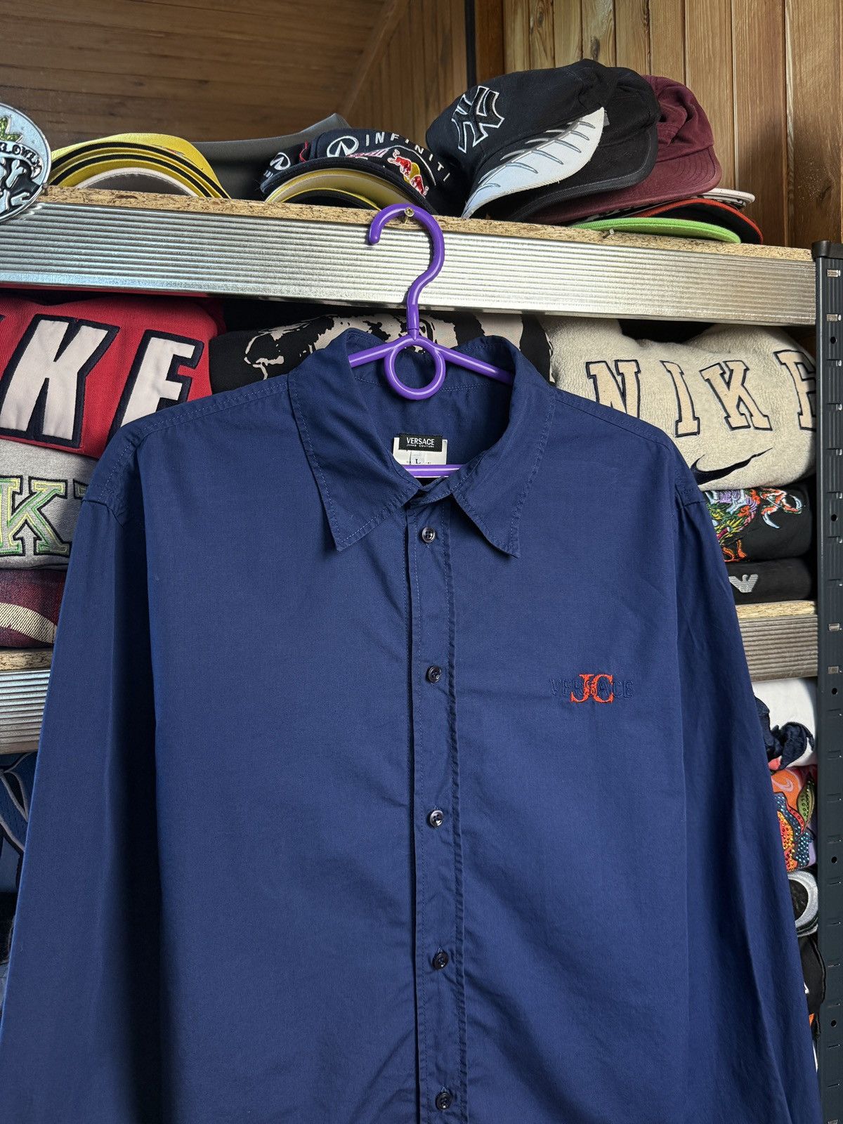 Versace Jeans Couture Versace Jeans Couture Shirt Size L Size US L / EU 52-54 / 3 - 7 Thumbnail