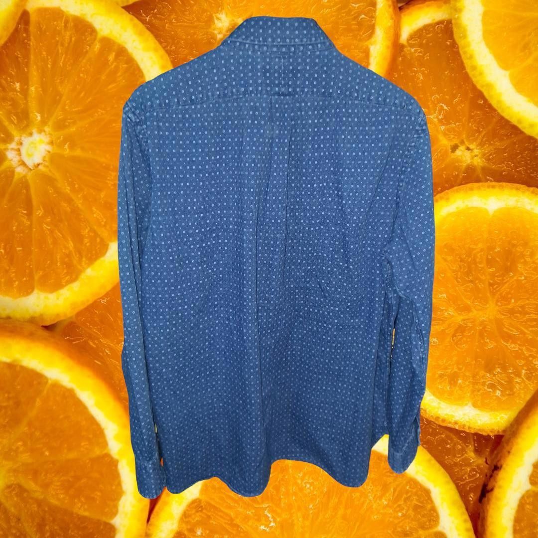 Ralph Lauren Ralph Lauren Indigo Oxford 2 Tone Blue Button Up Size XL Size US XL / EU 56 / 4 - 5 Thumbnail
