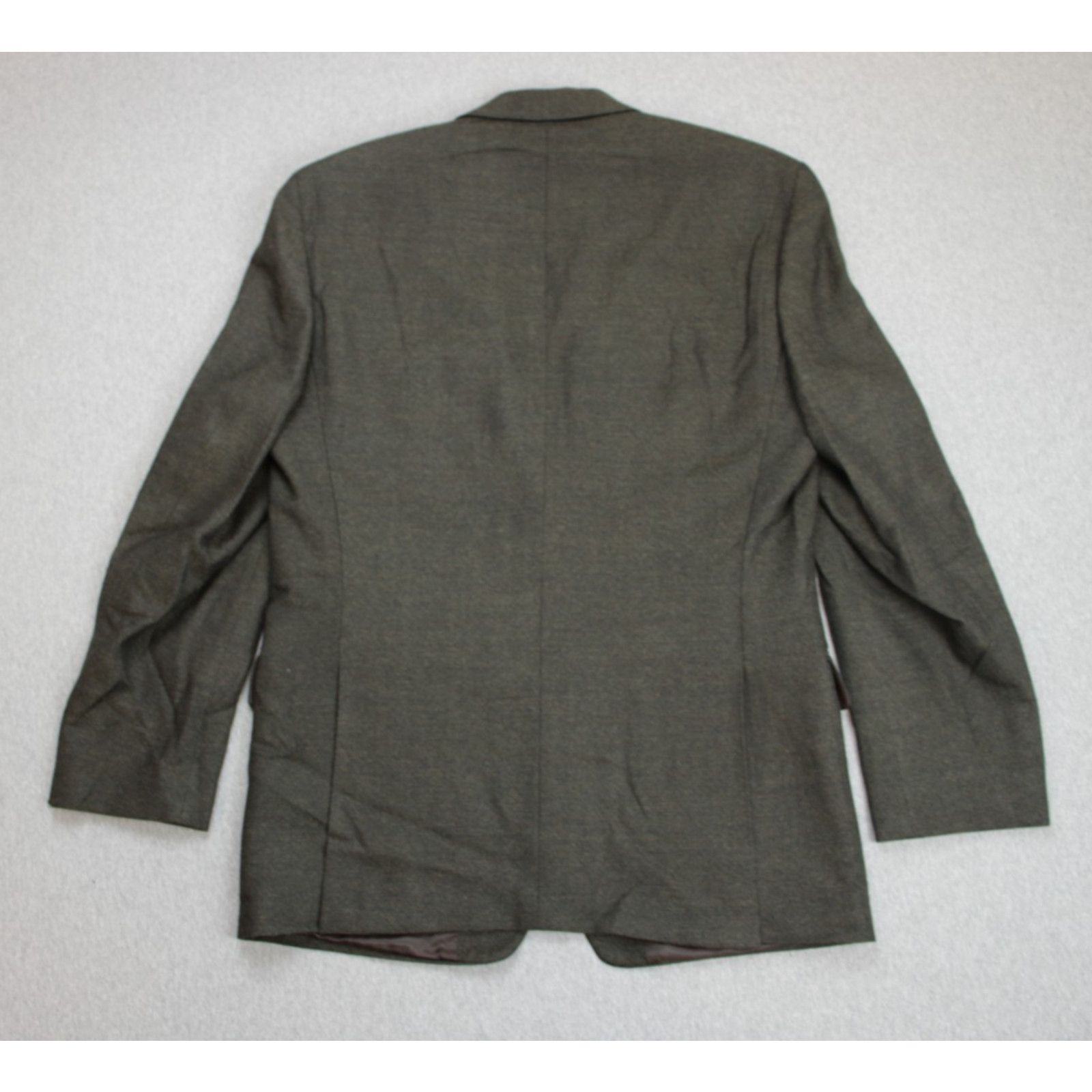 Calvin Klein Calvin Klien Blazer Mens 40R Eyesbird 100% Wool 2 Buttons Size 40R - 3 Thumbnail