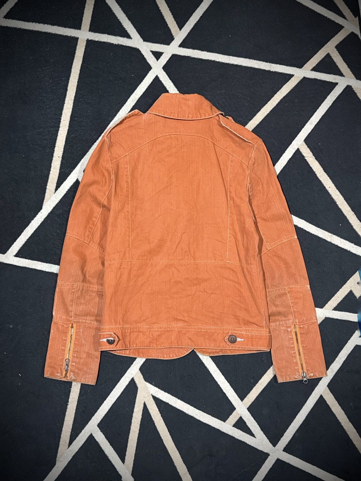 14th Addiction Waxed Archived 1996 Vintage Jacket Blazer Zipper Size US S / EU 44-46 / 1 - 4 Thumbnail