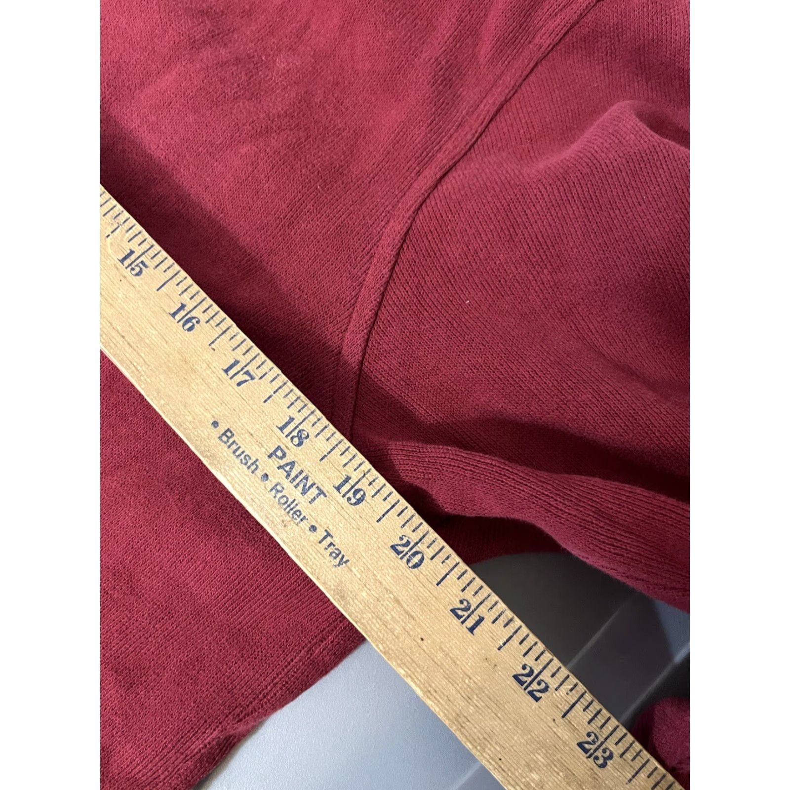 Vintage Vintage LL Bean Sweater Women's M Red Full Zip Fleece Pullover Mock Neck 0 UQ05 Size M / US 6-8 / IT 42-44 - 4 Thumbnail