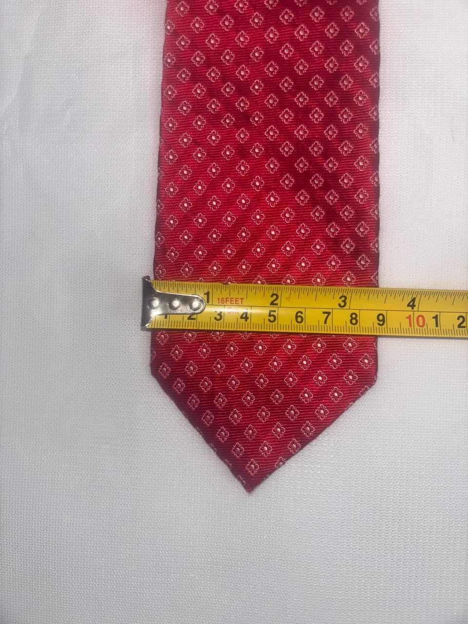 Joop! Men's tie JOOP made of 100% silk, red, made in Italy Size ONE SIZE - 8 Thumbnail